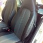 Fits SMART FORTWO 2007-2014 MIX LEATHERETTE & TWO TONE SYNTHETIC FISHNET TWO CAR SEAT COVERS