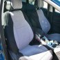 NEW FIAT 500 2door TWO FRONT CUSTOM VELOUR GRAY BLACK CAR SEAT COVERS