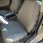 SUBARU XV CROSSTREK MIX LEATHERETTE & SYNTHETIC TWO FRONT CUSTOM BEIGE (TAN) CAR SEAT COVERS