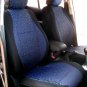 Mitsubishi ASX RVR & Outlander Sport two Front Fancy Cotton & Synthetic Blue/Black Car Seat Covers