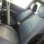 MIX LEATHERETTE & SYNTHETIC TWO FRONT GRAY CAR SEAT COVERS (Fits MERCEDES C-Class 1993-2000 W202)