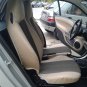 Fits SMART FORTWO 2007-2014 MIX LEATHERETTE & TWO TONE SYNTHETIC FISHNET TWO CAR SEAT COVERS