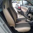 Fits SMART FORTWO 1998-2007 MIX LEATHERETTE & TWO TONE SYNTHETIC FISHNET TWO CAR SEAT COVERS