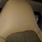 Fits SMART FORTWO 1998-2007 MIX LEATHERETTE & TWO TONE SYNTHETIC FISHNET TWO CAR SEAT COVERS