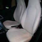 Fits SMART FORTWO 1998-2007 SUGAR LEATHERETTE TWO FULL COVERED CUSTOM CAR SEAT COVERS