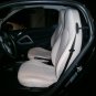 Fits SMART FORTWO 1998-2007 SUGAR LEATHERETTE TWO FULL COVERED CUSTOM CAR SEAT COVERS