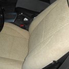 Toyota PRIUS 2010-... TWO FRONT CUSTOM VELOUR TAN (BEIGE) CAR SEAT COVERS
