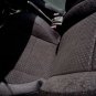 TWO FRONT CUSTOM VELOUR BLACK CAR SEAT COVERS (Fits Mitsubishi ASX RVR & Outlander Sport)