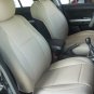 MIX LEATHERETTE & SYNTHETIC TWO FRONT BEIGE (TAN) CAR SEAT COVERS (Fits SUBARU IMPREZA 2012-..... )