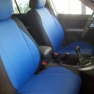 VW PASSAT 2006–2014 MIX LEATHERETTE & SYNTHETIC TWO FRONT CUSTOM BLUE BLACK CAR SEAT COVERS