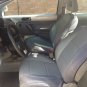 MIX LEATHERETTE & SYNTHETIC TWO FRONT CUSTOM GRAY CAR SEAT COVERS (Fits VW BEETLE 1998-2002)