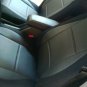 MIX LEATHERETTE & SYNTHETIC TWO FRONT BLACK CAR SEAT COVERS (Fits BMW COUPE (E92) 2007-2011)