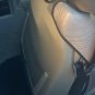 MIX LEATHERETTE & SYNTHETIC TWO FRONT BLACK CAR SEAT COVERS (Fits BMW E46 CONVERTIBLE)