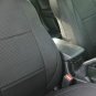 Toyota Sienna XL30 2010–present TWO FRONT CUSTOM BLACK DIAMOND SYNTHETIC CAR SEAT COVERS