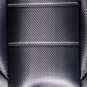 Toyota Sienna XL30 2010–present L. CARBON FIBER & SYNTHETIC TWO FRONT BLACK CAR SEAT COVERS