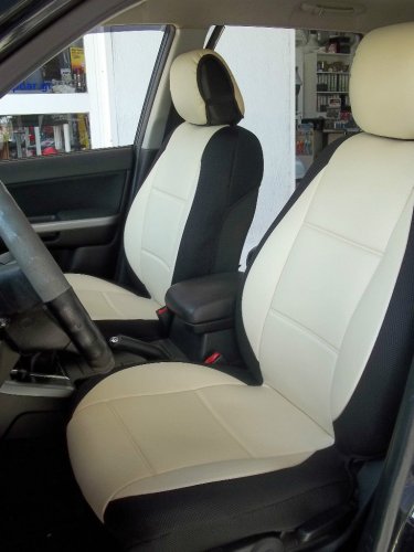 Toyota Sienna XL30 2010&acirc;��present TWO FRONT SUGAR BLACK LEATHERTTE CAR SEAT COVERS