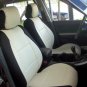 Toyota Sienna XL30 2010–present TWO FRONT SUGAR BLACK LEATHERTTE CAR SEAT COVERS