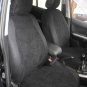Peugeot 308 TWO FRONT CUSTOM BLACK VELOUR SYNTHETIC CAR SEAT COVERS