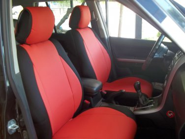 Mitsubishi Triton & L200 2004&acirc;��2014 TWO FRONT CUSTOM VELOUR BLUE BLACK CAR SEAT COVERS