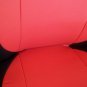 VW PASSAT 2006â2014 MIX LEATHERETTE & SYNTHETIC TWO FRONT CUSTOM RED BLACK CAR SEAT COVERS