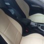 VW GOLF 2006-2010 3 Drs MK5 MIX LEATHERETTE & SYNTHETIC TWO FRONT CUSTOM SUGAR BLACK CAR SEAT COVERS