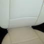 LEATHERETTE & SYNTHETIC TWO FRONT SUGAR BLACK SEAT COVERS fits VOLVO S40 V40 S60 S70 V70 S80