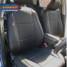 TWO FRONT CUSTOM BLACK DIAMOND SYNTHETIC CAR SEAT COVERS fits VOLVO XC60 XC70 XC90 UNTIL 2014