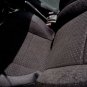 Mazda 3 - Nov. 2008-may 2013 TWO FRONT CUSTOM BLACK VELOUR SYNTHETIC CAR SEAT COVERS