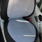 Mazda 6 - Aug. 2007-aug. 2012 TWO FRONT CUSTOM VELOUR GRAY BLACK CAR SEAT COVERS