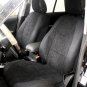 RANGE ROVER P38 1994-2001 TWO FRONT CUSTOM VELOUR BLACK CAR SEAT COVERS