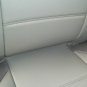 MERCEDES 190 190E 190D MIX LEATHERETTE & SYNTHETIC TWO FRONT GRAY CAR SEAT COVERS