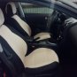 MERCEDES 190 190E 190D 1982-1993 TWO FRONT TAN BLACK VELOUR SYNTHETIC CAR SEAT COVERS