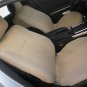 MERCEDES 190 190E 190D TWO FRONT CUSTOM TAN CLASSIC SYNTHETIC CAR SEAT COVERS