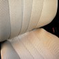 MERCEDES 190 190E 190D TWO FRONT CUSTOM TAN CLASSIC SYNTHETIC CAR SEAT COVERS