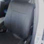 MERCEDES 190 190E 190D TWO FRONT CUSTOM BLACK CLASSIC SYNTHETIC CAR SEAT COVERS