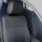 MERCEDES 190 190E 190D TWO FRONT CUSTOM BLACK CLASSIC SYNTHETIC CAR SEAT COVERS
