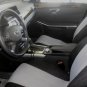 MERCEDES S-Class 1979-1992 W126 TWO FRONT CUSTOM GRAY BLACK CLASSIC SYNTHETIC CAR SEAT COVERS