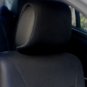 MERCEDES S-Class 1979-1992 W126 TWO FRONT CUSTOM GRAY BLACK CLASSIC SYNTHETIC CAR SEAT COVERS
