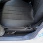 TWO FRONT CUSTOM BLACK CLASSIC SYNTHETIC CAR SEAT COVERS fits BMW 3 E36 CONVERTIBLE
