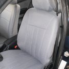 TWO FRONT CUSTOM GRAY CLASSIC SYNTHETIC CAR SEAT COVERS fits BMW 3 E36 SEDAN
