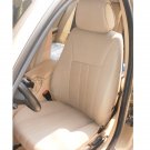 TWO FRONT CUSTOM TAN CLASSIC SYNTHETIC CAR SEAT COVERS fits BMW 3 E36 COUPE