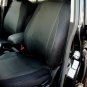MIX LEATHERETTE & SYNTHETIC TWO FRONT BLACK CAR SEAT COVERS fits BMW 5 Series E39 1995-2003