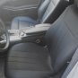 Mercedes E-CLASS 2003-2009 W211 TWO FRONT CUSTOM BLACK CLASSIC SYNTHETIC CAR SEAT COVERS