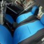 Mercedes E-CLASS 2003-2009 W211 TWO FRONT CUSTOM BLUE BLACK DIAMOND CAR SEAT COVERS