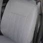 Mercedes E-CLASS 2003-2009 W211 TWO FRONT CUSTOM GRAY CLASSIC SYNTHETIC CAR SEAT COVERS