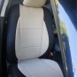 Mercedes E-CLASS 2003-2009 W211 LEATHERETTE & SYNTHETIC TWO FRONT CUSTOM SUGAR BLACK CAR SEAT COVERS