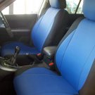 Mercedes E-CLASS 2003-2009 W211 MIX LEATHERETTE & SYNTHETIC TWO FRONT BLUE/BLACK CAR SEAT COVERS