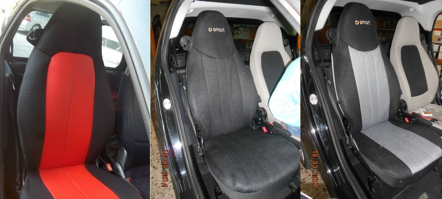 Fits SMART FORTWO 19982007 450 MIX LEATHERETTE & SYNTHETIC TWO RED CAR SEAT COVERS Fits SMART FORTWO 19982007 450 MIX LEATHERETTE & SYNTHETIC TWO RED CAR SEAT COVERS