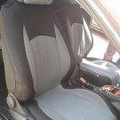 Volkswagen Scirocco 2008-.....TWO FRONT CUSTOM GRAY BLACK CLASSIC SYNTHETIC CAR SEAT COVERS