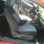 Volkswagen Scirocco 2008-.....TWO FRONT CUSTOM GRAY BLACK CLASSIC SYNTHETIC CAR SEAT COVERS